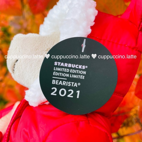 ❤️LAST ONE🐻Starbucks 2021 Holiday Winter Bearista Bear 196th Edition Plush - Picture 4 of 6